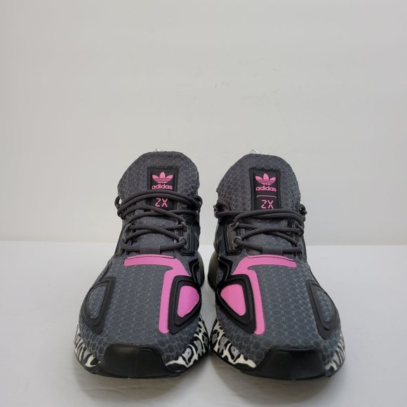 Adidas ZX 2K Boost Women's Low Top Running Shoes Grey Purple FX7053 US Size 8 - Picture 3 of 8
